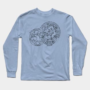 Use what talents you possess - Circular Gallifreyan Long Sleeve T-Shirt